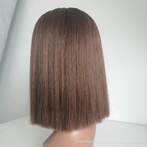 Vietnamese Double Drawn One Donor Bone Straight Human Hair Lace Frontal Wig Human Hair Lace Front Closure Wave Wig